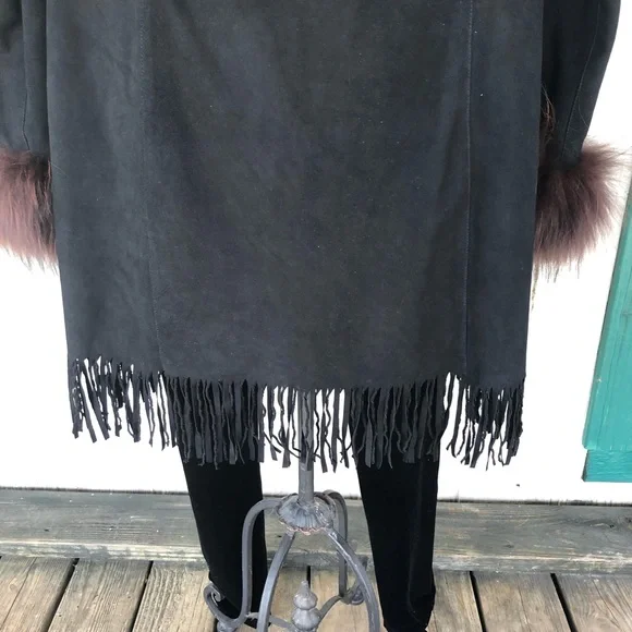 Double D Ranchwear Rainbird Jacket With Real Fur - Picture 7 of 10